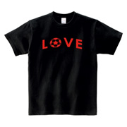 サッカーTシャツ LOVE