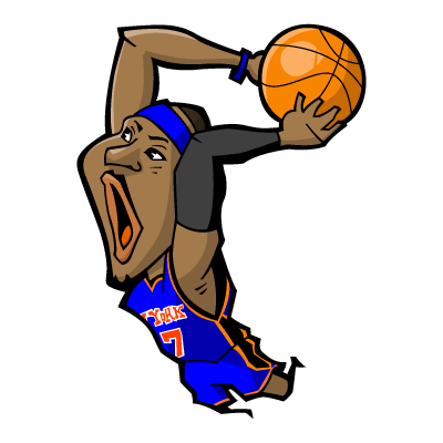 NBA illustration/NBA Caricature（NBA イラスト）Carmelo Anthony（カーメロ・アンソニー）