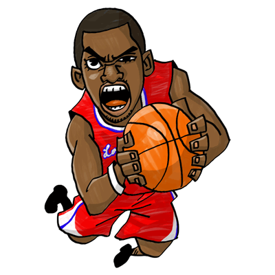 NBA illustration/NBA Caricature（NBA イラスト）Chris Paul（クリス・ポール）