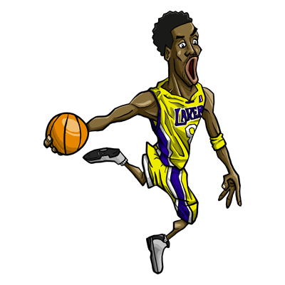 NBA illustration/NBA Caricature（NBA イラスト）Kobe Bryant（コービー・ブライアント）