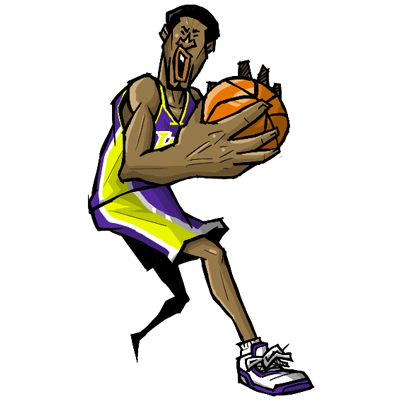 NBA illustration/NBA Caricature（NBA イラスト）Kobe Bryant（コービー・ブライアント）