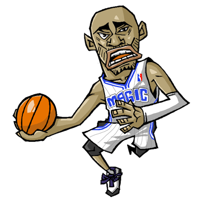 NBA illustration/NBA Caricature（NBA イラスト）Vince Carter（ヴィンス・カーター）